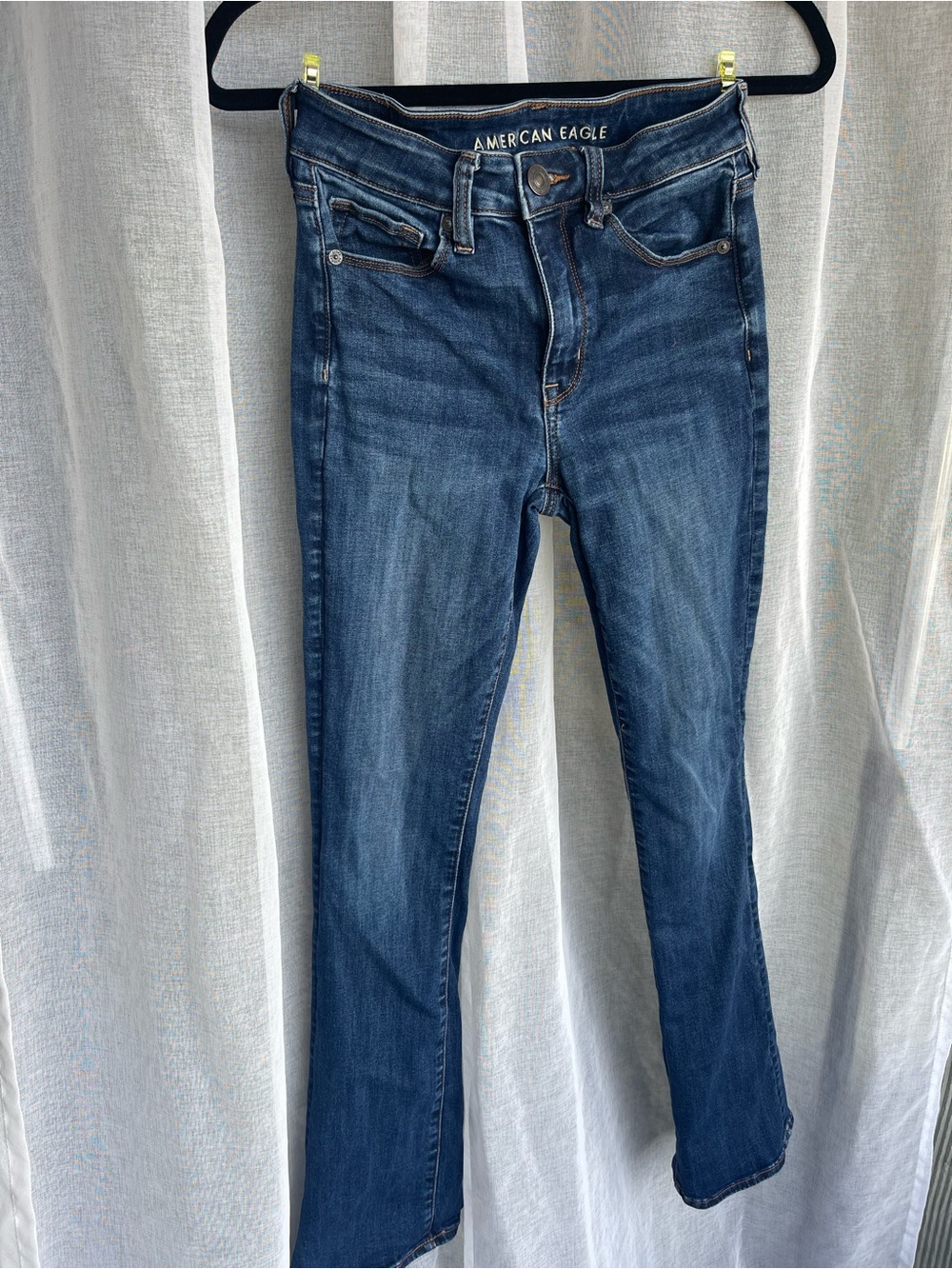 American Eagle Ne(x)t Level Stretch Bootcut Jeans, Dark Wash, Women's Size 2 Reg